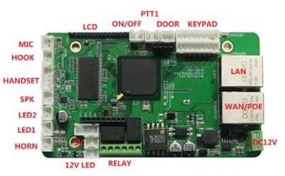 HD balss SIP tālruņa shēmas plate JR-SIP-PCB
